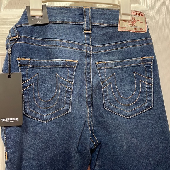 NWT True Religion Jennie curvy mid rise super skinny in dreamcatcher - Picture 5 of 7